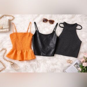 XS Top Bundle (3) | AERO, H&M, Dynamite | Y2K Summer Tops